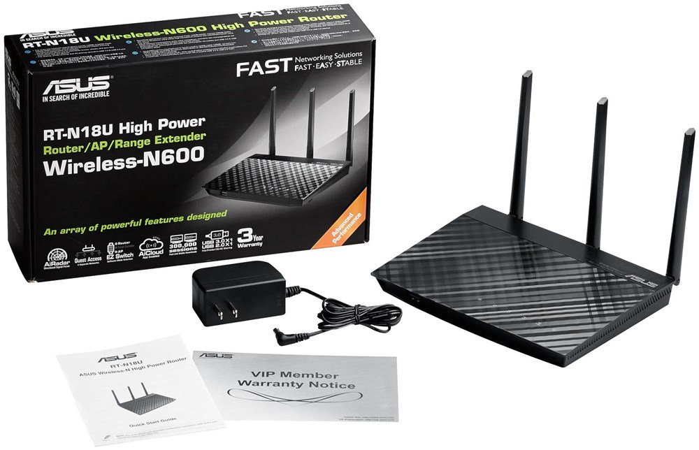 WIRELESS ACCESS POINT ASUS RT-N18U