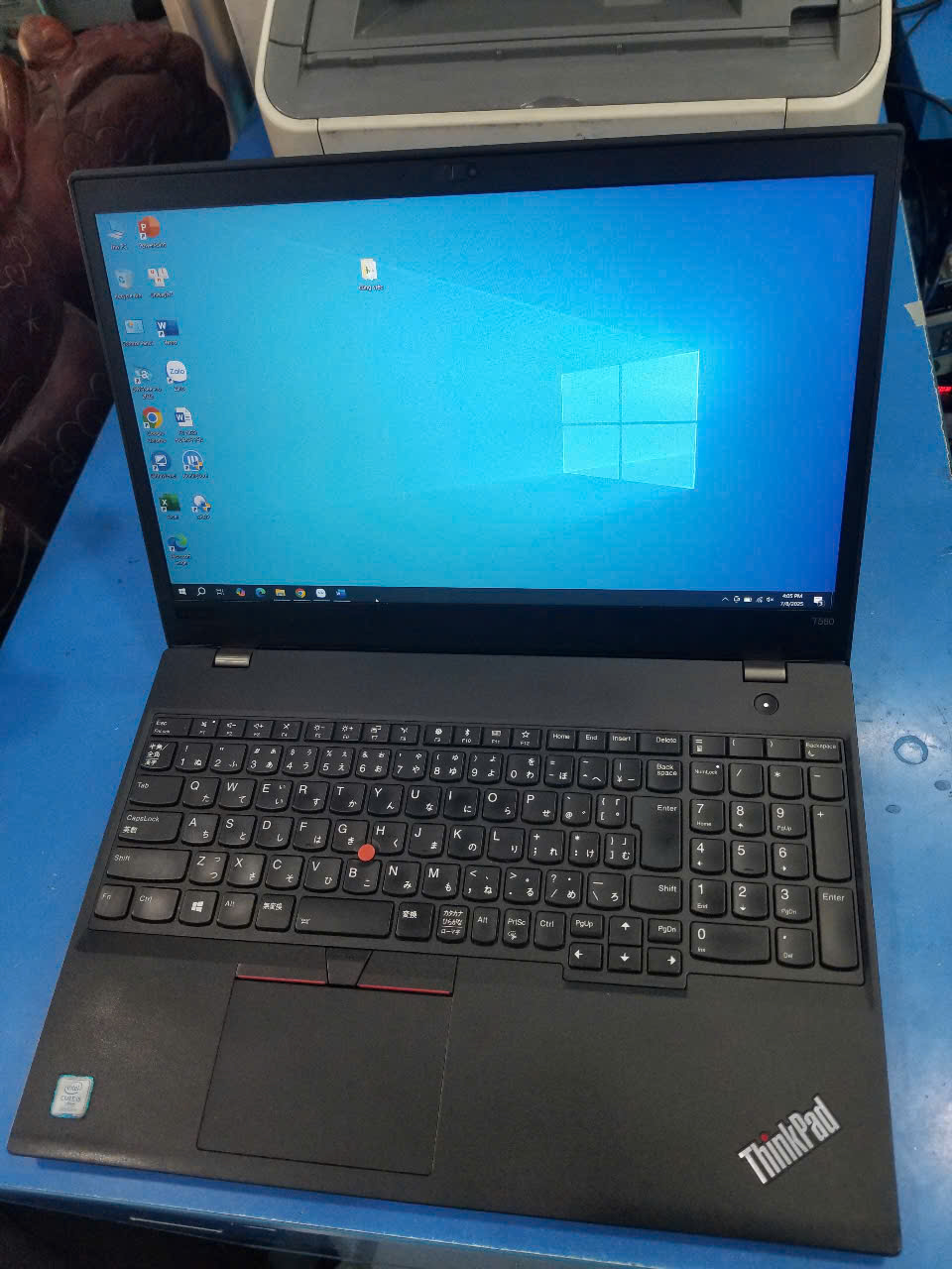 LENOVO THINKPAD L580: CPU i5-8350U; Ram 8GB; SSD 256Gb
