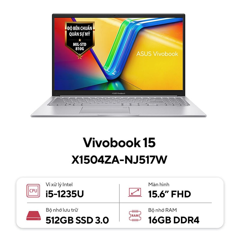 Asus Vivobook 15 X1504ZA-NJ517W 