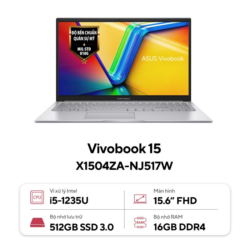 Laptop Asus Vivobook 15 X1504ZA-NJ517W 