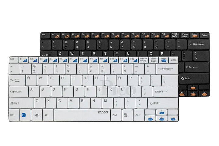 Keyboard Bluetooth Rapoo Android E6500 (Den/ trang)