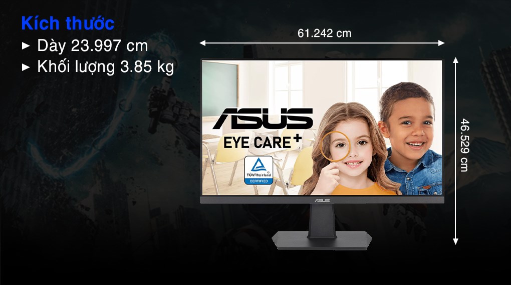 Màn hình Asus VA27EHF 27 inch FHD/IPS/100Hz/1ms/HDMI
