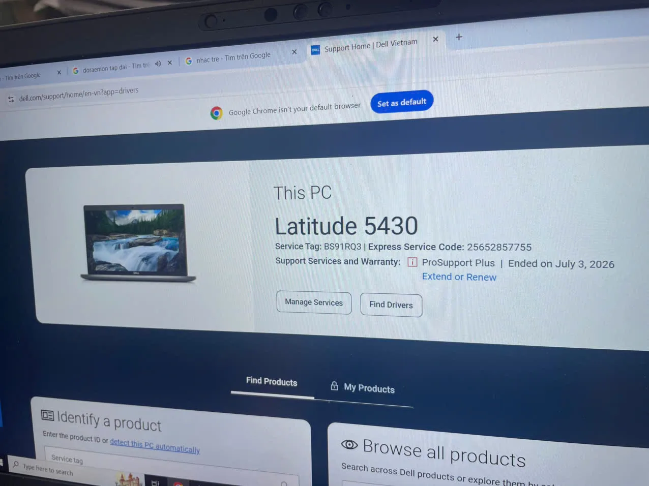 Laptop Dell Latitude 5430 Core i7-1265U, RAM 8GB, SSD 256GB, 14.0 FHD Key led, Face ID